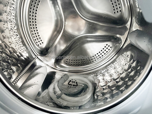 เครื่องซักผ้าฝาหน้า 15 กก. มอเตอร์อบผ้าแบบเงียบพิเศษ ออลอินวัน 220 โวลต์ สำหรับกานา ความจุ 15 กก. เหมาะสำหรับครอบครัวใหญ่ - Product Image 4
