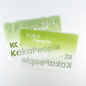 Kakapeople Frosted Gradient Zipper Bags 12 Silk Reusable Clothing Packaging Document Storage Bags - Product Image 2