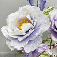 Vrijstaand Bloemenontwerp Decoratie Droompodiumdecoratie Gigantische Gradiënt Pioen
