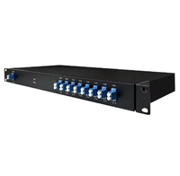 WDM CWDM DWDM Mux Demux Module 4 8 16 18 canaux 1U Montage en rack CWDM Multiplexeur