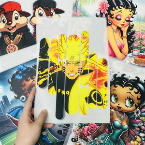 Tahan air dicuci Transfer Dtf grosir besi siap Tekan pada Transfer kartun Transfer panas untuk pakaian tas - Product Image 4