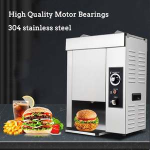 Prix d'usine Burger Pain Grille-pain professionnel Bun <span class=keywords><strong>Hamburger</strong></span> faisant la machine à bas prix - Product Image 3