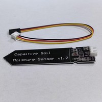 Hygrometer V1.2 modul Sensor pengukur kelembaban tanah, modul dan Kit elektronik dengan kabel tidak rentan terhadap korosi dan Kit DIY UNTUK Arduino