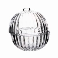 Bocaux en verre ronds transparents de luxe pour la conservation alimentaire, vides, pour mariages, fêtes et cadeaux décoratifs