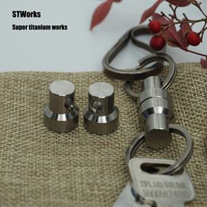 Portachiavi a smontabile in <span class=keywords><strong>titanio</strong></span> con portachiavi a doppia novità portachiavi staccabile a sgancio rapido - Product Image 5