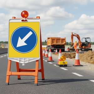 Left Rectangular Traffic Sign <b>Board</b> for Double-Sided Printing - Product Image 4