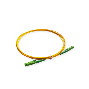 สายแพทช์ไฟเบอร์แบบ Single Mode G657A1 ชนิด E2000/APC ถึง E2000/APC ประสิทธิภาพสูง ลดการสูญเสียสัญญาณสูง สำหรับเครือข่ายโทรคมนาคมหลัก - Product Image 1