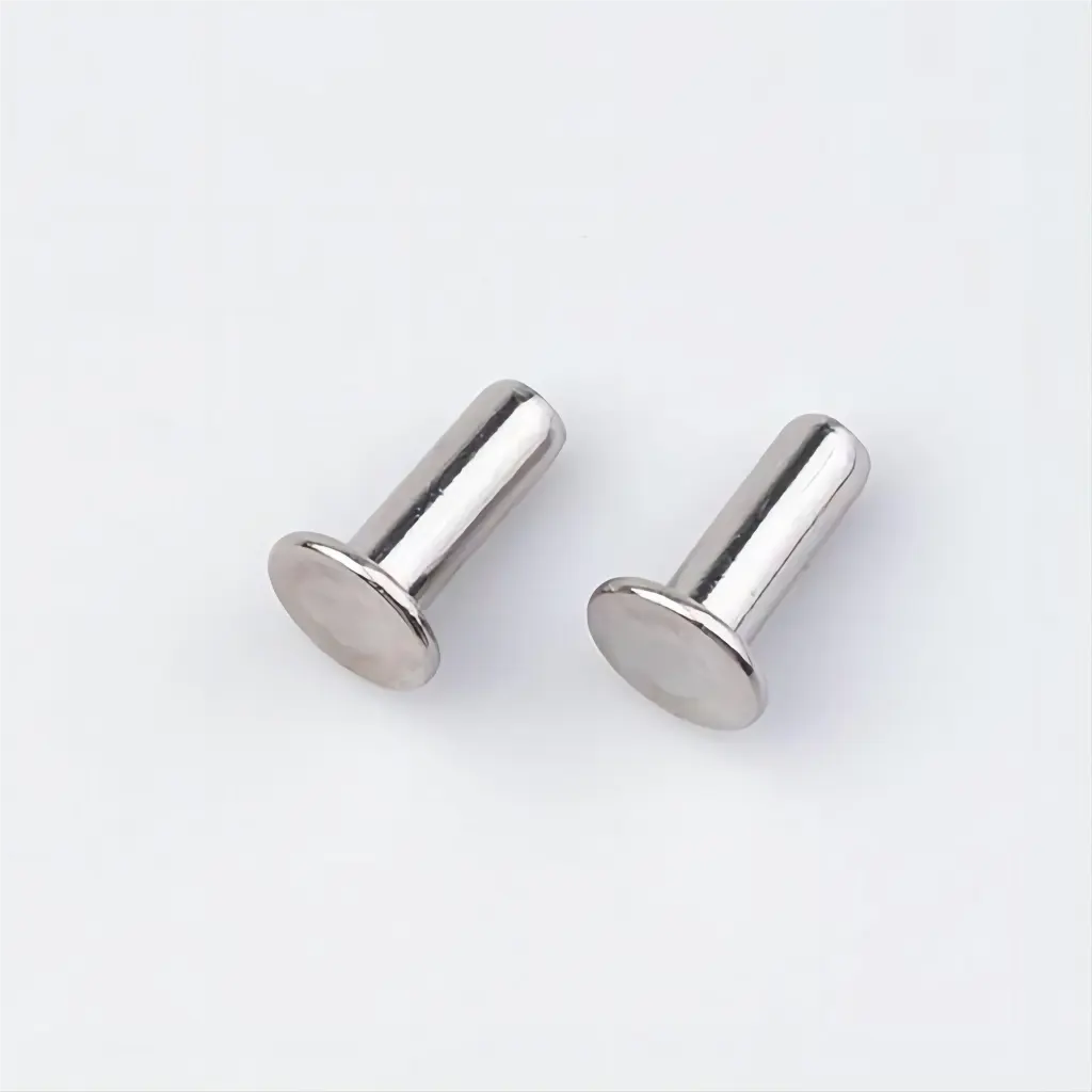 SS304 acier inoxydable 4.0x10mm plat tête ronde rivets solides rivet à broche