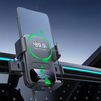 Support de chargeur de voiture flexible réglable sans fil Eway 15W-universel pour iPhone et Android-serrage automatique et puce de charge intelligente