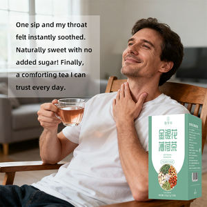 漢方薬草ブレスイーズティー　甘草入り生茶葉箱包装-痰を解消し咳を和らげる自然療法、風邪・免疫サポートに - Product Image 6