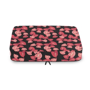 Custom Logo Luggage Organizer Hawaii Anthurium Storage Bag Basics 4 Piece Travel Compression Packing <b>Cubes</b> Set for Travel - Product Image 3