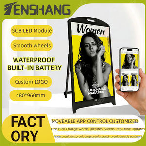 Écran LED extérieur étanche à succès, module GOB P1.538 P1.86 P2 P2.5, écran HD, batterie, application sans fil, panneau d'affichage LED sur roues - Product Image 3