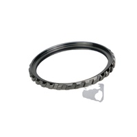 Nouveau 2025 Lunette de montre SKX007 en acier inoxydable 316L, fine et mince, style roue de véhicule turbine, rotative modifiée, pour pièces d'outils de montre-bracelet