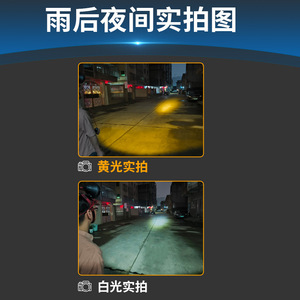 Jujingyang 20W Cob <b>Flood</b> Headlight Yellow White <b>Light</b> 12V External Power Fishing <b>Light</b> - Product Image 4