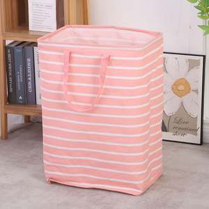 Panier à linge pliable en toile de 140 L, vente chaude, avec poignée, rangement pour le linge - Product Image 2