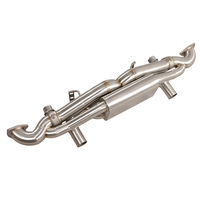 Sistema de Escape Catback Valvetronic al por Mayor de Fábrica para Porsche 718 GT4 RS 4.0L SS304, Silenciador de Alto Rendimiento, Mejora del Sonido