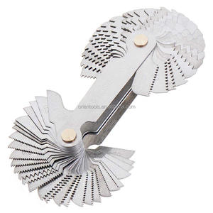Jauge de pas de filetage SAE <span class=keywords><strong>Whitworth</strong></span> 55 degrés et métrique 60 degrés et US 60 degrés - Product Image 2