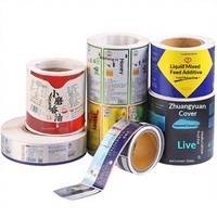 Papier adhésif pour étiquettes alimentaires au prix d'usine, imperméable, design personnalisé, estampage à chaud, autocollant avec dorure UV pour boîte alimentaire, livraison rapide