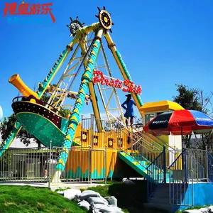 Emocionante jogo ao ar livre playground pirata navio máquina passeios crianças viking navio para venda