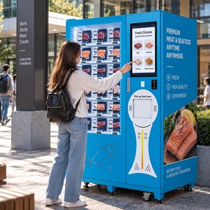 Distributeur automatique de nourriture sans argent liquide pour bento et repas prêts à manger - Product Image 3