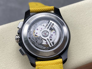 Nuevo reloj de lujo para hombre con esfera amarilla y cronógrafo multifunción estilo de diseñador personalizado al por mayor - Product Image 6