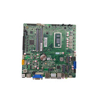 Motherboard Industri Intel I5 Generasi ke-12 CPU DDR4 Maks 64G 4 USB VGA LVDS Tiga Layar Mini ITX