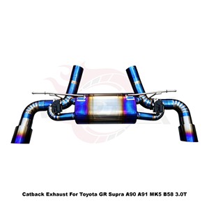 Sistema de Escape Catback con Válvulas Vortex Blue Titanium para Toyota GR Supra A90 A91 MK5 B58 3.0T 2019-2025, Kits de Ajuste Directo - Product Image 6