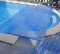 Automatische Ferngesteuerte Polycarbonat-PC-Schwimmbadabdeckung Harte Kunststoff-Abdeckung Werkzeug & Zubehör