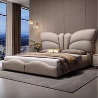 Luxuriöses Gepolstertes Verstellbares Bett mit Stauraum Modernes Kingsize-Softbett Italienisches Luxus-Design Großhandel