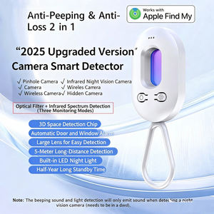 Mini traceur anti-perte compatible avec Apple Find My, détecteur de caméra cachée, alarme de sécurité pour porte, balise intelligente pour clés et sacs à dos - Product Image 4