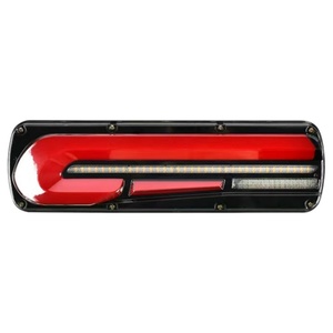Piezas de Sistema de Iluminación para Camiones de Alta Calidad, Luz Trasera LED Roja Universal para Camión de 46 cm y 33 cm, Compatible con 12 V y 24 V - Product Image 1