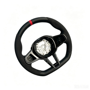 Volante Sportivo M Performance Bestseller in Pelle con Dettagli Rossi e Cuciture Personalizzate per M3 M4 M5 X3 X5 CS LCI <span class=keywords><strong>G20</strong></span> <span class=keywords><strong>G30</strong></span> - Product Image 2