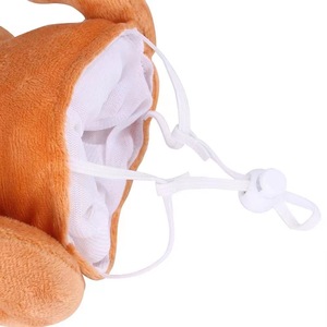 Hermoso sombrero con forma de pata de pollo para mascotas, color marrón, ajustable, para gatos y perros, disfraz para mascotas, diadema divertida para todas las estaciones - Product Image 4