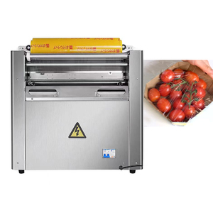 Semi-automatic Vegetable Food Roll Stretch Cling Film Wrapper <strong>Wrapping</strong> Packaging Wrap <strong>Machine</strong> - Product Image 2