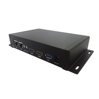 Decodificador IPTV 3840x2160P30fps, Codificador de Video IP H.264, Conversor IP HD Ml, Metálico, Portátil, Garantía de 5 Años, para CCTV, Conferencias, LED
