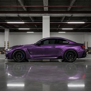 <b>Vinyl</b> <b>Wrap</b> Roll Purple PET High Gloss 1.52x15m Self Healing Full Body Automotive Car <b>Wrap</b> Film Car Color Changing Film Stickers - Product Image 3