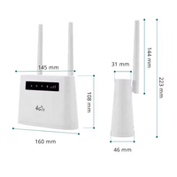 Routeur AX3000T 2.4G 4G 5G avec carte SIM, technologie Mesh, WiFi 6, pénétration murale efficace, IP, GSM, GPRS, TCP, POE, répéteur, SDK, usage professionnel