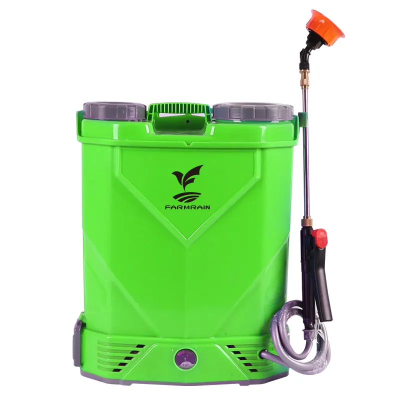Sıcak satış 16l 20l sırt çantası elektrikli püskürtücü 12V16AH pil tarım pestisit sprey ekipmanları
