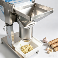 Broyeur Commercial Industriel Haute Vitesse en Acier Inoxydable 304 pour Fruits et Légumes, Hachoir Alimentaire pour Ail, Piment et Fruits