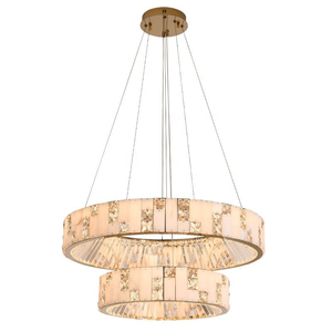 Cloudstone Round Pendant Nordic Living Room Dining Room Duplex <strong>Building</strong> Bedroom Crystal New Whole House <strong>Lighting</strong> <strong>Fixture</strong> - Product Image 2