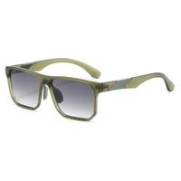 Nouvelles Lunettes de Soleil NWO T1705 à Monture Carrée Pleine, Protection UV400, Tendance, Colorées, de Haute Qualité, pour Cyclisme en Extérieur