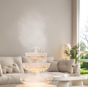 2. Raindrop Fountain Aroma Humidifier, 500ml, 7 Color Light, Remote Control, 1-Year Warranty, for Bedroom & Office - Product Image 4