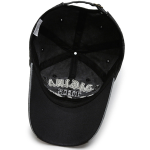 Wholesale Fashion Classic Outdoor Sun Protection Embroidered Washed Denim Unisex Baseball Cap Sports Caps Sun Hat for Women Men - Product Image 5