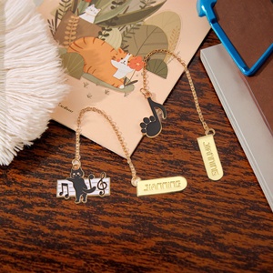 Marcadores de Metal Creativos con Diseño de Dibujos Animados, Elegantes y Exquisitos, Adecuados para Regalos de Oficina y Escolares - Product Image 2