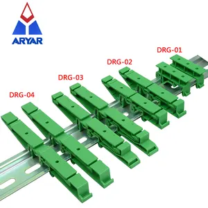 DIN rail mounting clips and screws