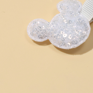 Accessoires de cheveux en Polyester doux pour enfants nouveau bébé pince à cheveux à paillettes chapeaux dessin animé inspiré postiches - Product Image 4
