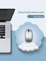 Support de poignet et tapis de souris en mousse à mémoire de forme à dégradé nuageux avec repose-poignet pour clavier 265x250x20mm, article unique, vente en gros