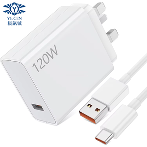 Chargeur Super Rapide 120W Turbo Hyper Charge Adaptateur Prise UK pour <span class=keywords><strong>Xiaomi</strong></span> 15/14/13/11T Ultra Pro Redmi 12C Note 11-14 POCO F6/F7 Pro - Product Image 1