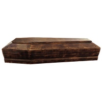 Ataúd Funerario Económico en Oferta, Ataúd para Adultos Directo de Fábrica Antigua en China