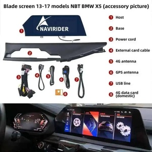 Pantalla Carplay Android 13 de 12.3 Pulgadas para BMW X5 F15 X6 F16 2014-2018, Reproductor Multimedia para Auto con Bluetooth, GPS y Navegación - Product Image 2